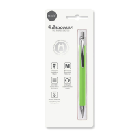 BALLOGRAF® Kugelschreiber Rondo Soft grün, Schreibfarbe: blau, 1 St.
