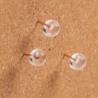 Zeller Pinnnadeln transparent, 25 St.
