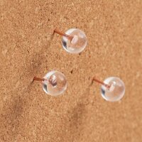 Zeller Pinnnadeln transparent, 25 St.