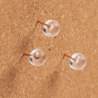 Zeller Pinnnadeln transparent, 25 St.