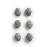 Zeller Stone Magnete grau, Kunststoff 2,1 x 1,8 x 1,0 cm,...