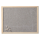 Zeller Pinnwand 40,0 x 30,0 cm Leinen grau