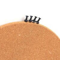 Zeller Pinnwand 30,0 x 30,0 cm Kork braun
