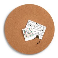 Zeller Pinnwand 44,0 x 44,0 cm Kork braun