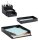 Zeller Schreibtisch-Organizer Utensilien schwarz Kunststoff 4 Fächer 15,3 x 11,2 x 9,3 cm