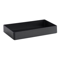 Zeller Schreibtisch-Organizer Universal schwarz Kunststoff 24,0 x 15,2 x 4,0 cm