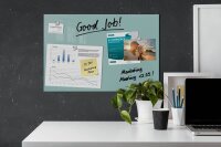 SIGEL Glas-Magnettafel artverum® 60,0 x 40,0 cm aquamarin