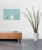 SIGEL Glas-Magnettafel artverum® 60,0 x 40,0 cm aquamarin