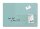 SIGEL Glas-Magnettafel artverum® 60,0 x 40,0 cm aquamarin