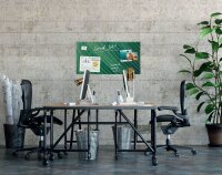 SIGEL Glas-Magnettafel artverum® 91,0 x 46,0 cm Design Palm Leaf matt