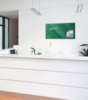 SIGEL Glas-Magnettafel artverum® 91,0 x 46,0 cm Design Palm Leaf matt