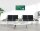SIGEL Glas-Magnettafel artverum® 91,0 x 46,0 cm Design Palm Leaf matt