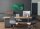 SIGEL Glas-Magnettafel artverum® 91,0 x 46,0 cm Design Palm Leaf matt