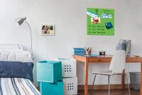 Be!Board® Glas-Magnettafel 90,0 x 60,0 cm grau