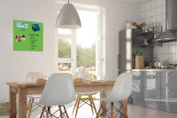 Be!Board® Glas-Magnettafel 90,0 x 60,0 cm grau