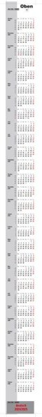 Ersatzkalendarium für Drehkalender 2026/2027, 1 St.