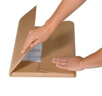 Nestler Wellpappe Onduwell 100,0 cm x 70,0 m braun, 1 Rolle