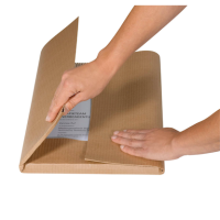 Nestler Wellpappe Onduwell 120,0 cm x 70,0 m braun, 1 Rolle