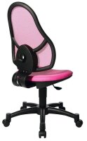 Topstar Kinderdrehstuhl Open Art® Junior, 71430S04 Stoff rosa, Gestell schwarz