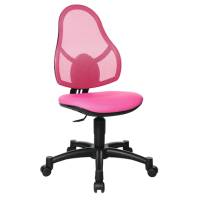 Topstar Kinderdrehstuhl Open Art® Junior, 71430S04 Stoff rosa, Gestell schwarz