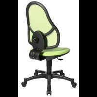 Topstar Kinderdrehstuhl Open Art® Junior, 71430S05 Stoff grün, Gestell schwarz