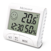 medisana HG 100 Thermo-Hygrometer weiß, 1 St.