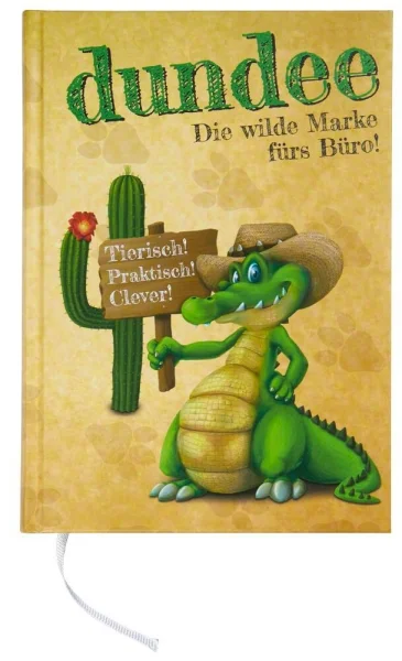 dundee Notizbuch DIN A5 kariert, Hardcover 192 Seiten, 1 St.