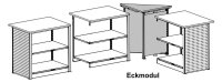 SCHULTE Thekenmodul-Set MULTIplus L-Form, mit...