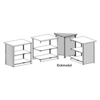 SCHULTE Thekenmodul-Set MULTIplus L-Form, mit...