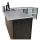 SCHULTE Thekenmodul-Set MULTIplus L-Form, mit Arbeitsplatte, lichtgrau, schwarz 384,8 x 78,0 x 103,5 cm