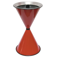 SZ Metall 29716 Standaschenbecher rot, 1 St.