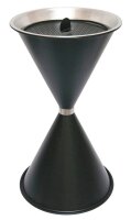 SZ Metall 29715 Standaschenbecher schwarz, 1 St.