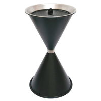 SZ Metall 29715 Standaschenbecher schwarz, 1 St.