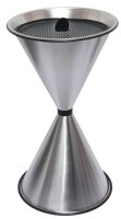 SZ Metall 29718 Standaschenbecher silber, 1 St.