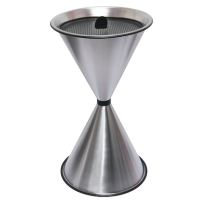 SZ Metall 29718 Standaschenbecher silber, 1 St.