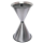 SZ Metall 29718 Standaschenbecher silber, 1 St.