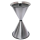 SZ Metall 29718 Standaschenbecher silber, 1 St.