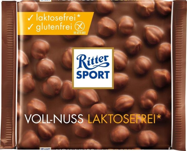 Ritter SPORT VOLL-NUSS LAKTOSEFREI Schokolade 100,0 g  (  )