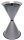 SZ Metall 29713 Standaschenbecher silbermetallic, 1 St.