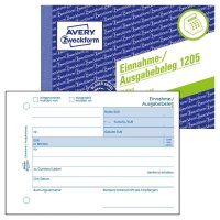 AVERY Zweckform Einnahme-/Ausgabebeleg Formularbuch 1205,...