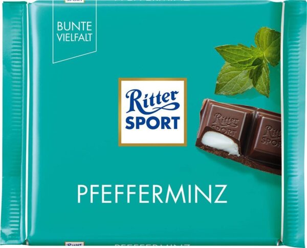 Ritter SPORT PFEFFERMINZ Schokolade 100,0 g  ( 5211890008 )