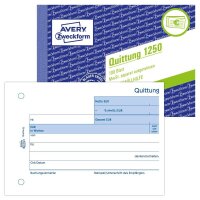 AVERY Zweckform Quittung, MwSt. separat ausgewiesen...