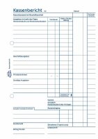 AVERY Zweckform Kassenbericht Formularbuch 305, 1 St.