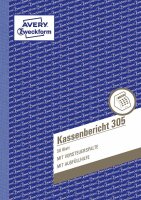 AVERY Zweckform Kassenbericht Formularbuch 305, 1 St.