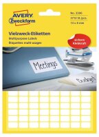 AVERY Zweckform Etiketten 3306 weiß 13,0 x 8,0 mm,...
