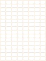 AVERY Zweckform Etiketten 3306 weiß 13,0 x 8,0 mm, 3.712 Etiketten