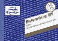 AVERY Zweckform Buchungsbeleg Formularbuch 309, 1 St.