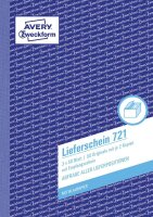 AVERY Zweckform Lieferschein mit Empfangsschein Formularbuch 721, 1 St.