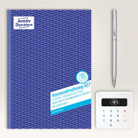 AVERY Zweckform Kassenabrechnung mit MwSt.-Spalte für Einnahmen und Ausgaben Formularbuch 427, 1 St.