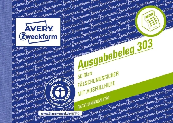AVERY Zweckform Ausgabebeleg Formularbuch 303, 1 St.